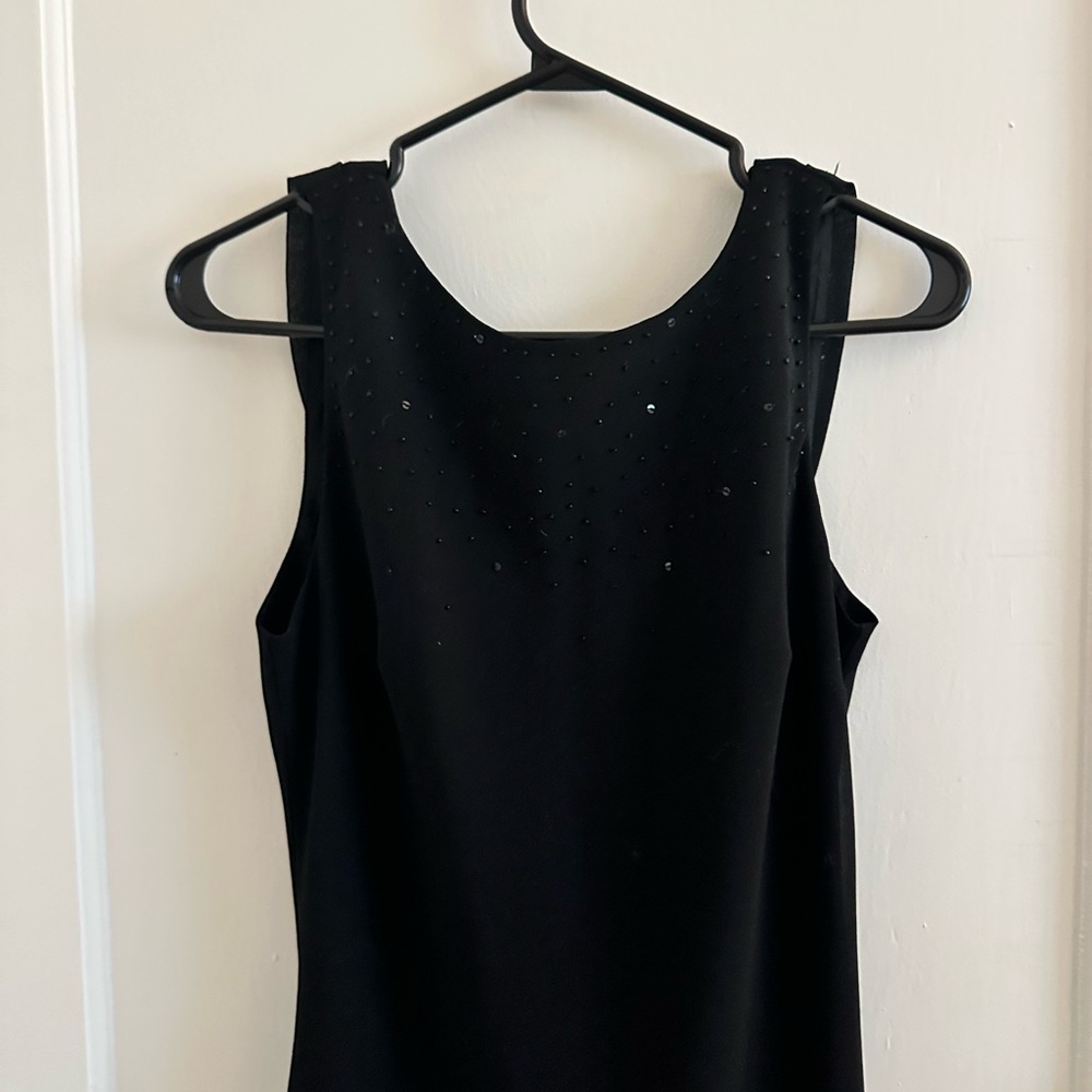 Vintage Jessica Classic Black Midi Dress